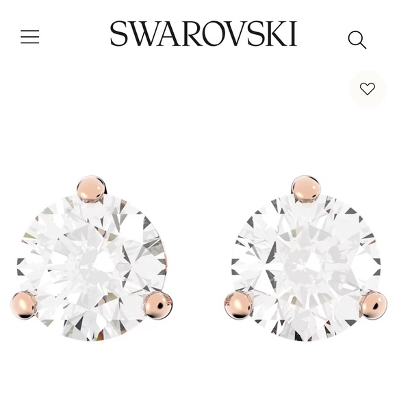 Swarovski Stud Earrings - Picture 1 of 5